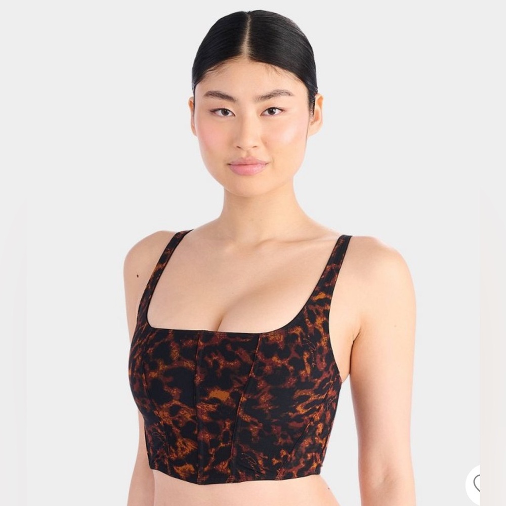 Leopard Print Women's Bra